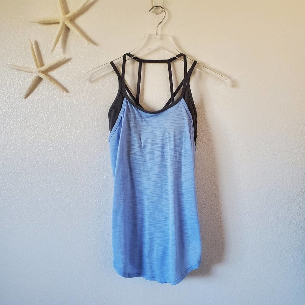 Xersion Sheer Workout Tank Top Size Small